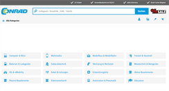 Desktop Screenshot of conrad.de