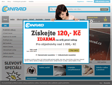 Tablet Screenshot of conrad.cz